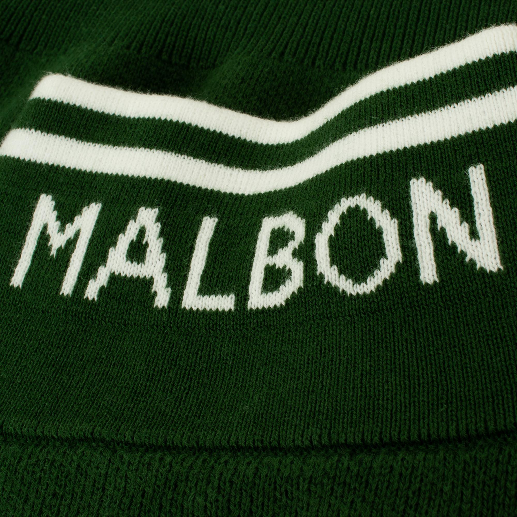 Malbon Golf Cooper Bucket Sorrel Knit Quarter Zip Sweater Evergreen